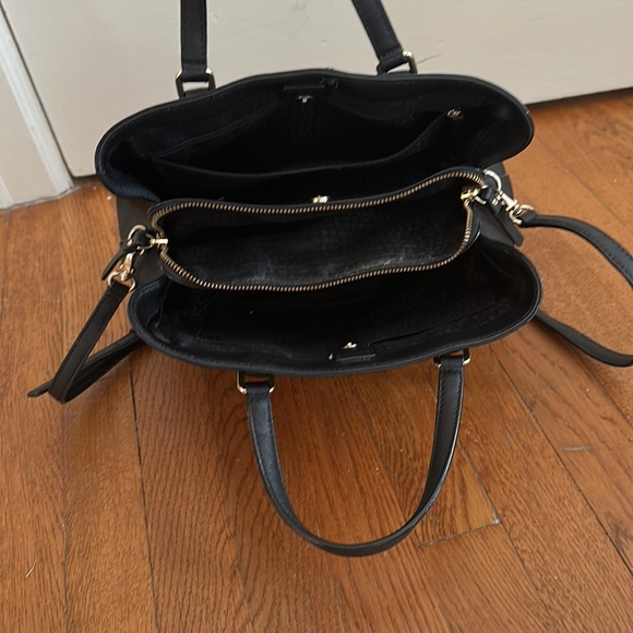 KATE SPADE Black Laurel Way Evangelie Satchel Crossbody Bag - Picture 9 of 9